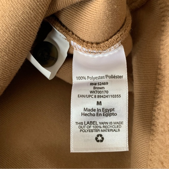 Free Assembly brown Teddy henley pullover size medium - Picture 5 of 9